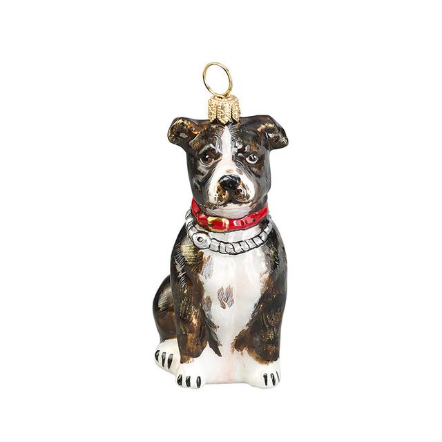 American Staffordshire Terrier Brindle Ornament by Joy To The World