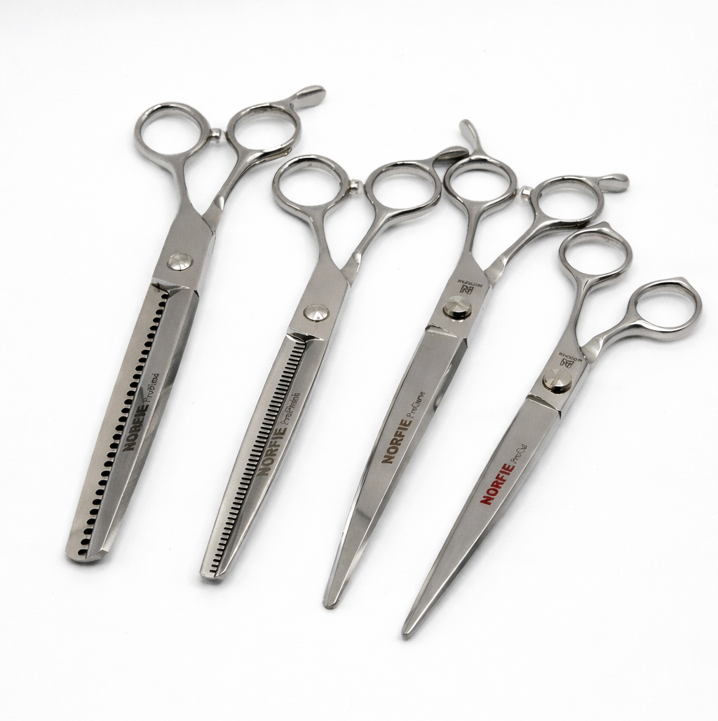 Norfie Pro Series 4-Piece VG10 Grooming Shear Set