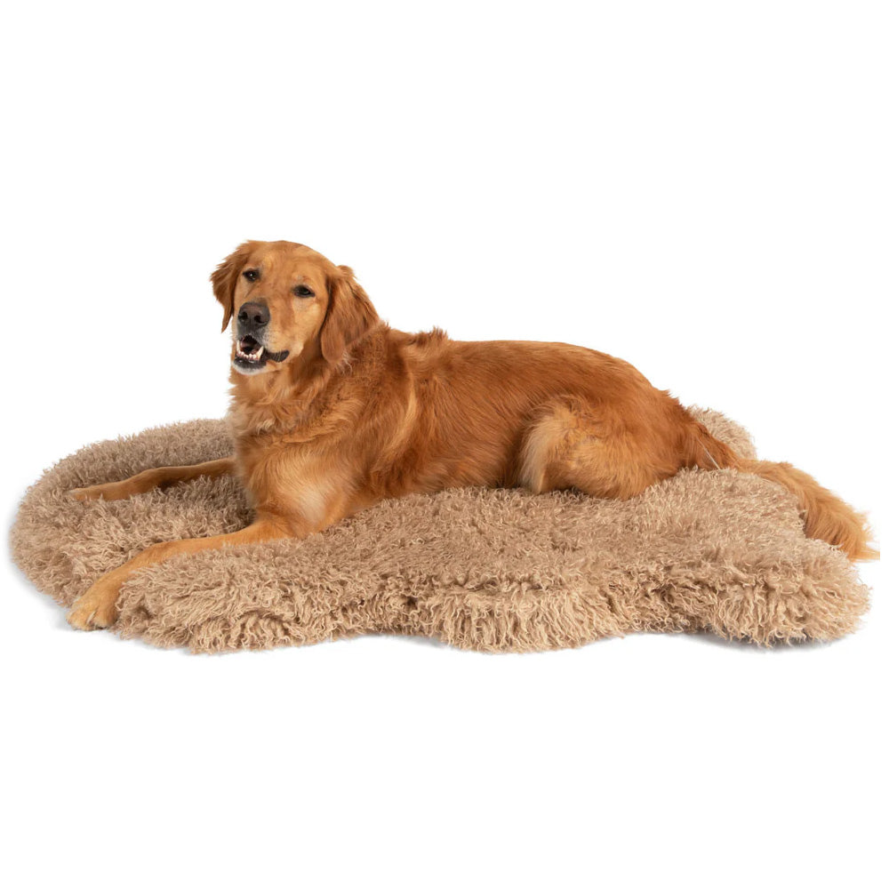 PupRug Luxury Faux Fur Orthopedic Dog Bed -  Plush Sheep Waterproof Cover